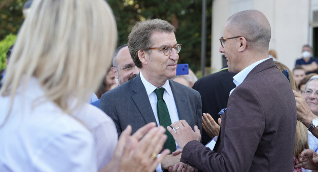 Alberto Núñez Feijóo participa en la escuela de Verano del PP de Cataluña.