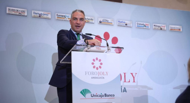 Elias Bendodo interviene en un encuentro informativo del Grupo Foro Joly Andalucía