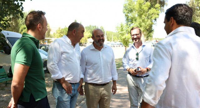 Pedro Rollán, Alfonso Fernández Mañueco y  Javier Maroto, participan en la apertura del curso político del PP de Segovia