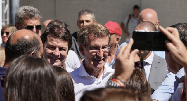 Alberto Núñez Feijóo visita la Feria del Sector Agropecuario Salamaq 22