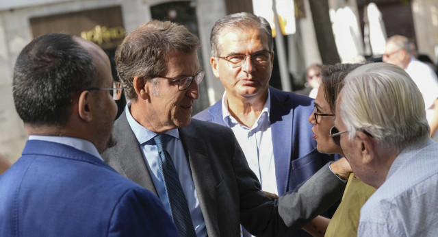 Visita del presidente del PP,  Alberto Núñez Feijóo,  a Tarragona