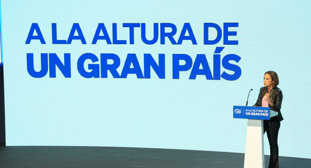 La Secretaria General del PP y portavoz en el Congreso, Cuca Gamarra, en la 25 Interparlamentaria Popular