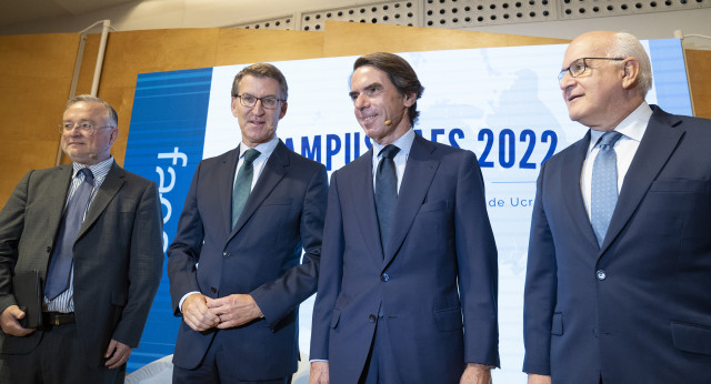  Alberto Núñez Feijóo en la clausura del Campus FAES 2022.