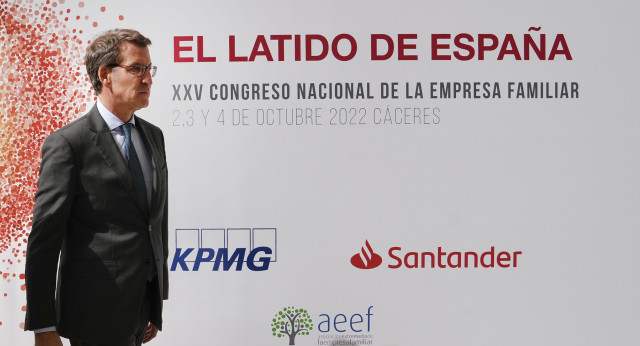 Alberto Núñez Feijóo interviene en el XXV Congreso Nacional de la Empresa Familiar