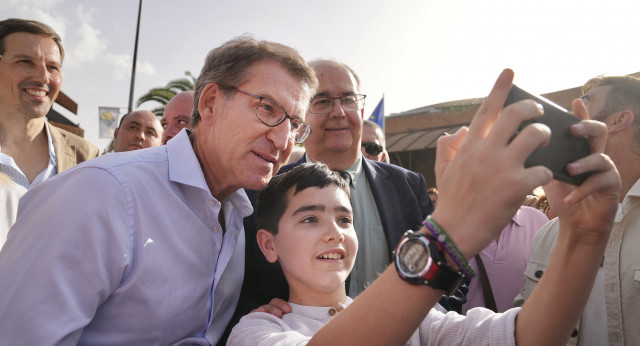 Alberto Núñez Feijóo visita la Feria Internacional Ganadera de Zafra.