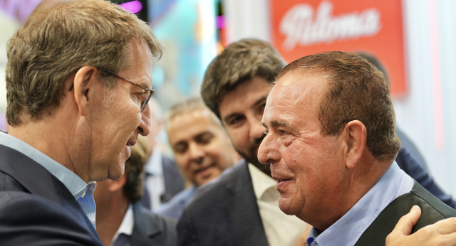 Alberto Núñez Feijóo visita la Feria Fruit Attraction 2023, en IFEMA