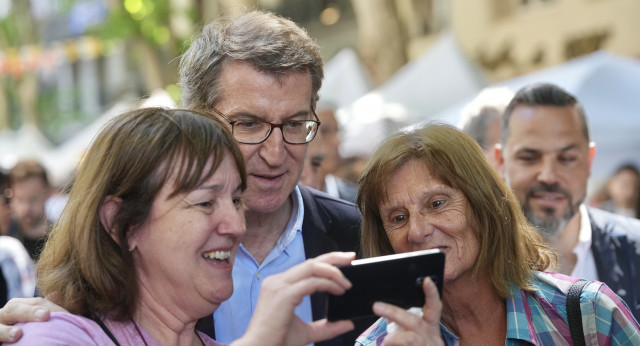 Alberto Núñez Feijóo en el evento Buenos Aires Celebra a España y Portugal