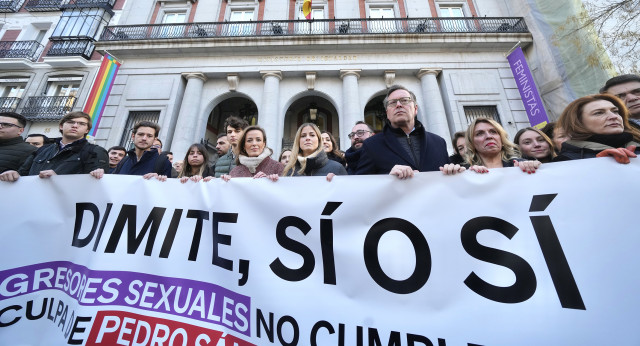 Concentración frente al Ministerio de Igualdad