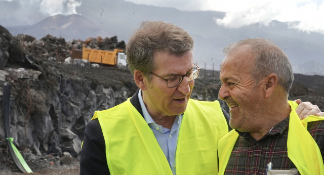 Alberto Núñez Feijóo visita La Palma 