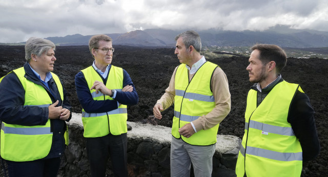 Alberto Núñez Feijóo visita La Palma 