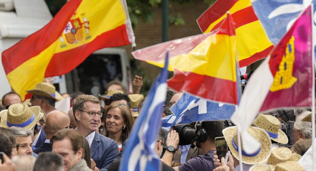 Alberto Núñez Feijóo en un acto en Toledo