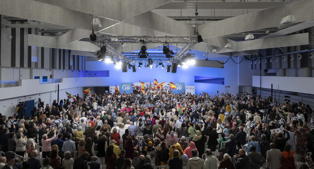 Alberto Núñez Feijóo en un acto en Vitoria.