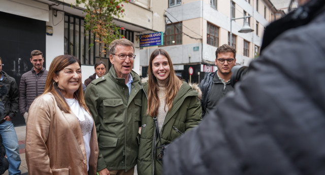 Alberto Núñez Feijóo visita Torrelavega