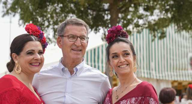 Alberto Núñez Feijóo en la Feria de Córdoba