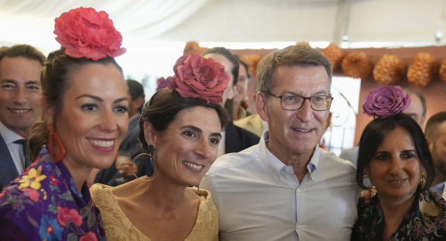 Alberto Núñez Feijóo en la Feria de Córdoba