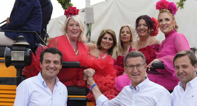 Alberto Núñez Feijóo en la Feria de Córdoba