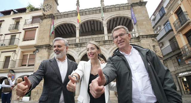 Alberto Núñez Feijóo visita Plasencia 