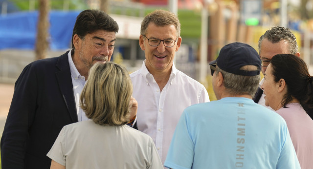 Alberto Núñez Feijóo en Alicante.