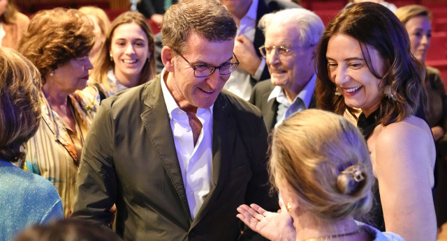 Alberto Núñez Feijóo con Amelia Valcárcel en un seminario organizado por Reformismo21