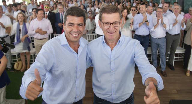 Alberto Núñez Feijóo en Valencia