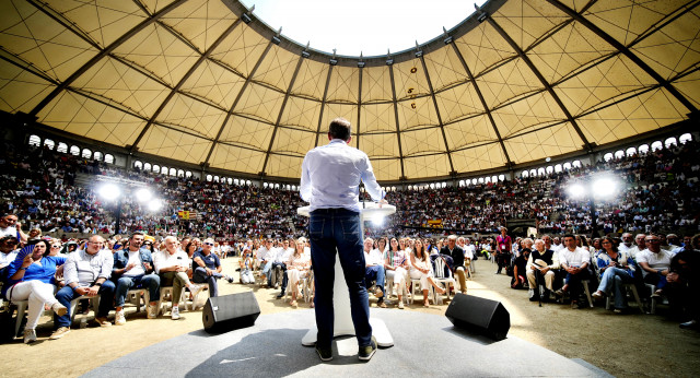 Alberto Núñez Feijóo en un acto en Pontevedra 