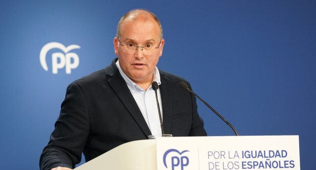 Rueda de prensa de Miguel Tellado