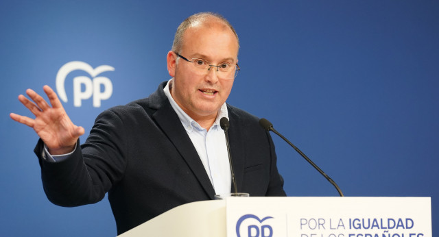 Rueda de prensa de Miguel Tellado