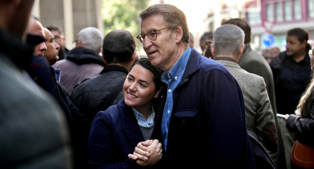 Alberto Núñez Feijóo e Isabel Díaz Ayuso en Madrid