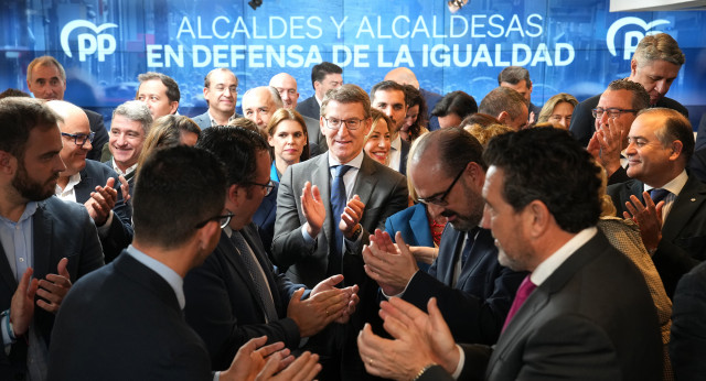 Alberto Núñez Feijóo se reúne con alcaldes del PP 