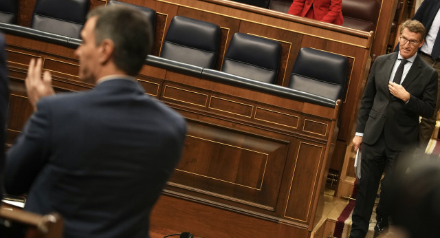 Alberto Núñez Feijóo en el Congreso de los Diputados