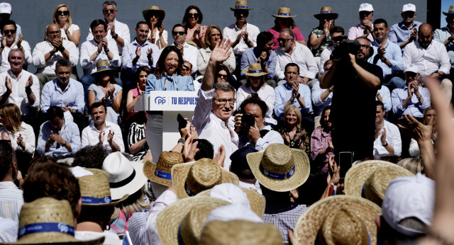 Alberto Núñez Feijóo en el acto 'La España que funciona' en Málaga