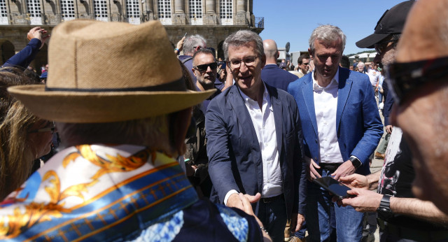 Alberto Núñez Feijóo con Úrsula Von der Leyen