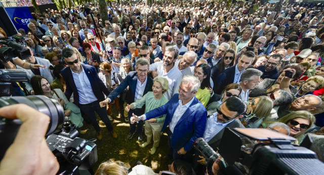 Alberto Núñez Feijóo en O Pino