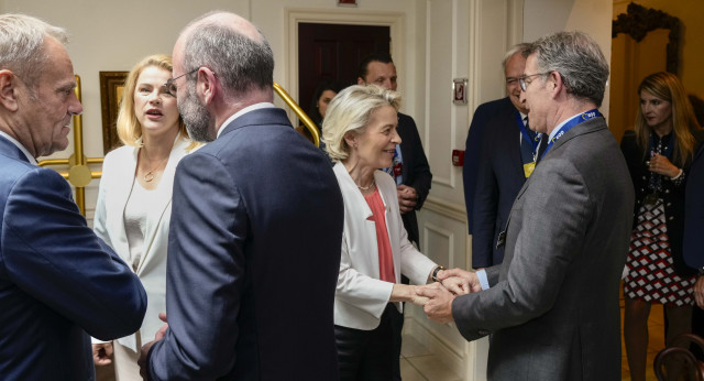 Alberto Núñez Feijóo Summit PPE Bruselas