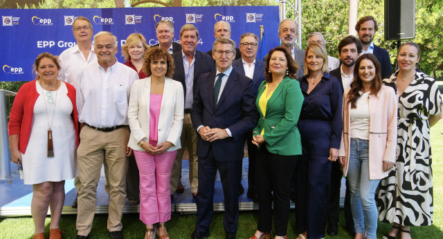 Alberto Núñez Feijóo en la Jornadas de Estudio del Grupo PPE en Cascais