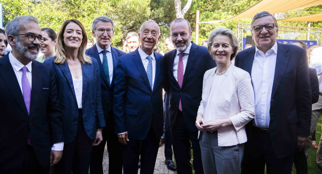 Alberto Núñez Feijóo en la Jornadas de Estudio del Grupo PPE en Cascais