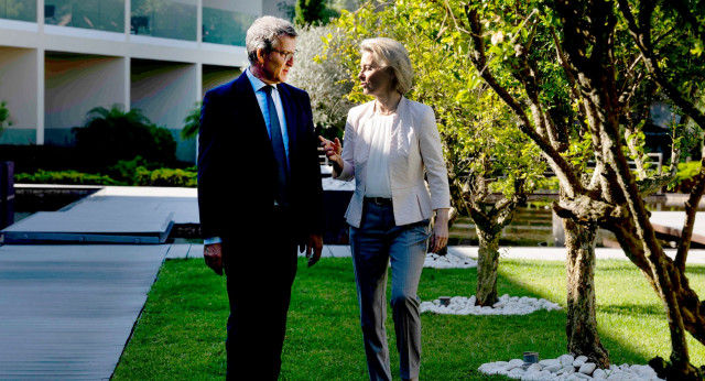 Feijóo con Ursula von der Leyen