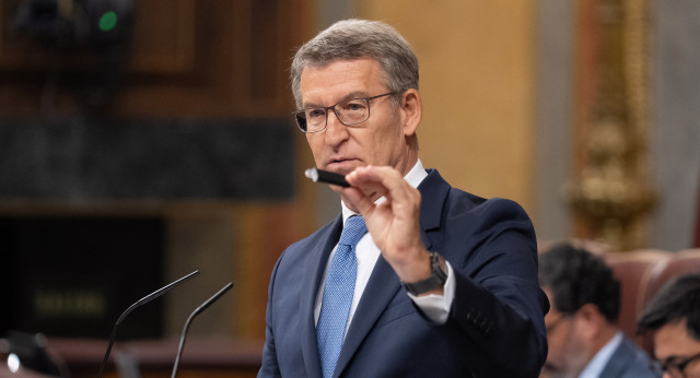 Alberto Núñez Feijóo interviene en el Congreso de los Diputados 