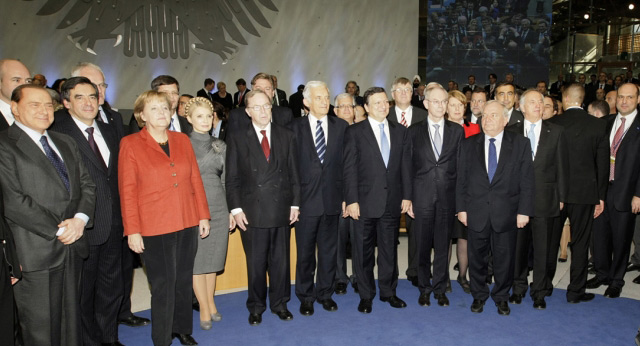 Foto de Familia de los asistentes al Congreso del PPE en Bonn