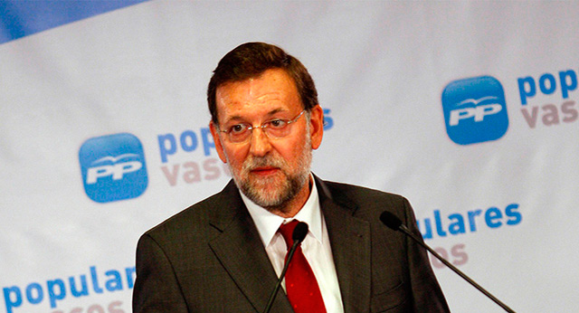 El presidente del Partido Popular acude a la cena del PP del País Vasco