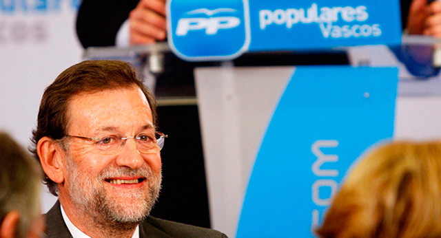 El presidente del Partido Popular acude a la cena del PP de País Vasco