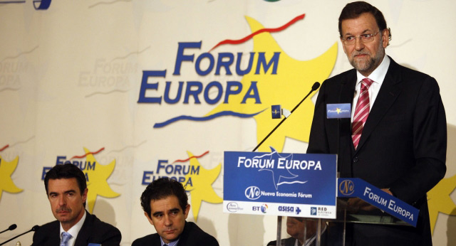 Mariano Rajoy en el Forum Europa