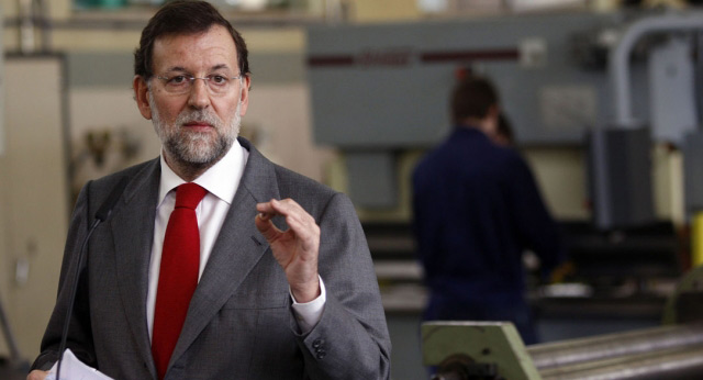 Mariano Rajoy visita un centro de formación en Valladolid