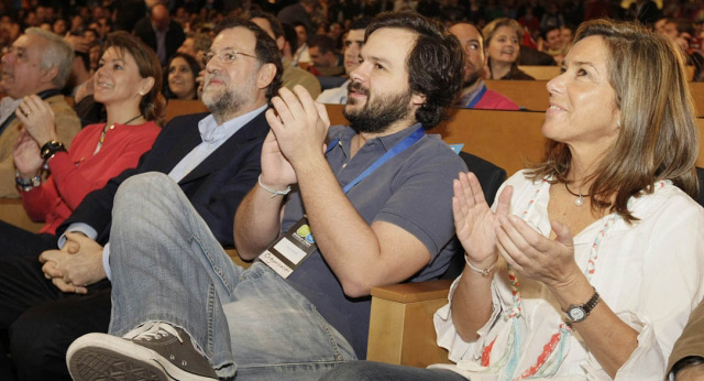 Javier Arenas, María Dolores de Cospedal, Mariano Rajoy, Nacho Uriarte y Ana Mato