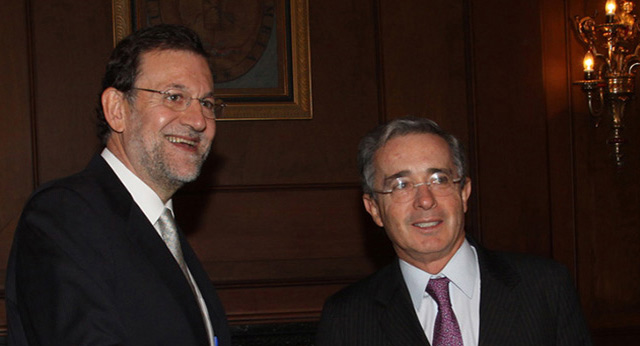 Mariano Rajoy se reúne con Álvaro Uribe