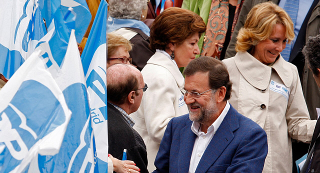 Mariano Rajoy clausura en Leganés el acto "No más IVA"