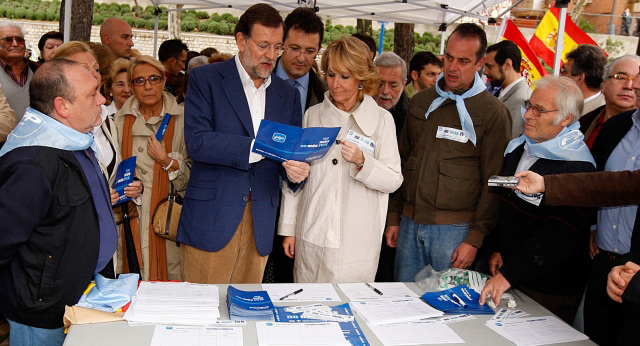 Mariano Rajoy clausura en Leganés el acto "No más IVA"
