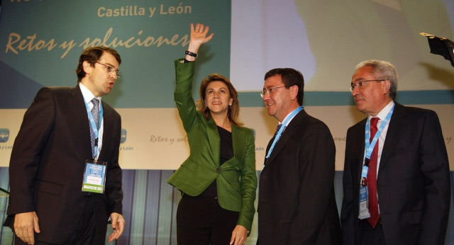 María Dolores de Cospedal en la I Jornada de la Convención del PP de Castilla y León