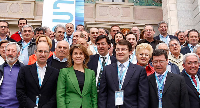 María Dolores de Cospedal en la I Jornada de la Convención del PP de Castilla y León