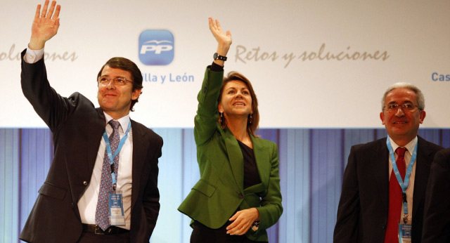 María Dolores de Cospedal en la I Jornada de la Convención del PP de Castilla y León